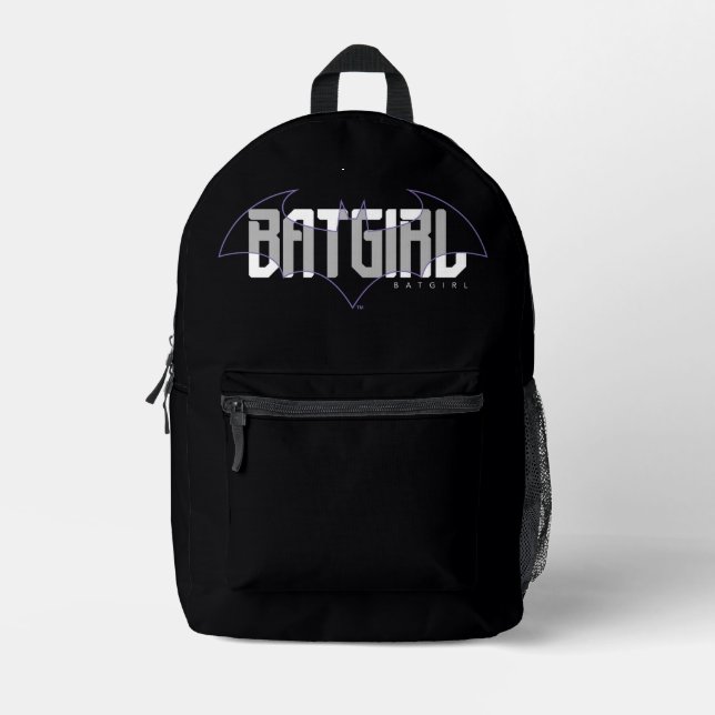 Batgirl Hi-Tech Name Graphic Bedruckter Rucksack (Vorderseite)