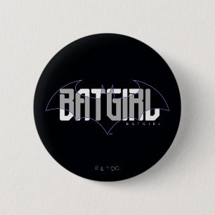 Batgirl Hi-Tech Name Graphic Button