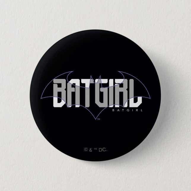Batgirl Hi-Tech Name Graphic Button (Vorderseite)