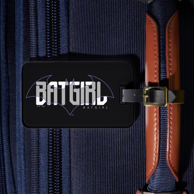 Batgirl Hi-Tech Name Graphic Gepäckanhänger (Vorderseite Insitu 4)
