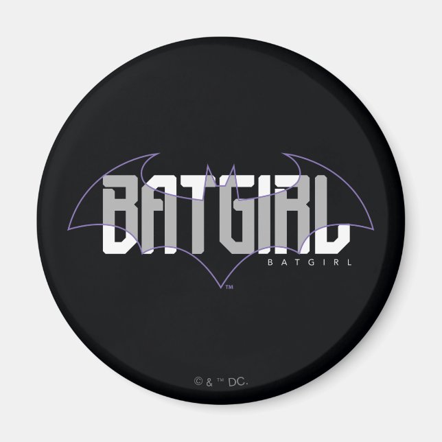 Batgirl Hi-Tech Name Graphic Magnet (Vorne)