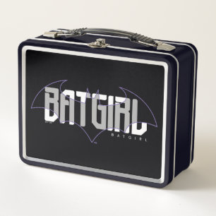 Batgirl Hi-Tech Name Graphic Metall Brotdose