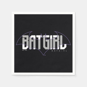 Batgirl Hi-Tech Name Graphic Serviette