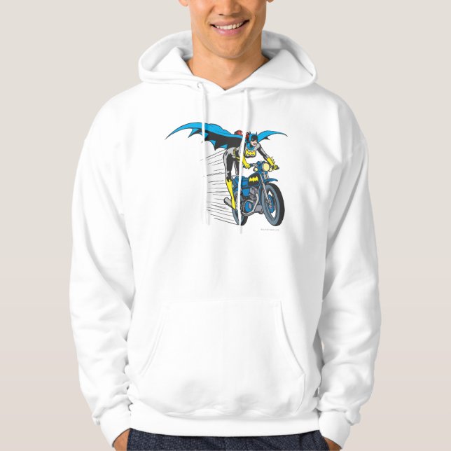 Batgirl im Batcycle Hoodie (Vorderseite)
