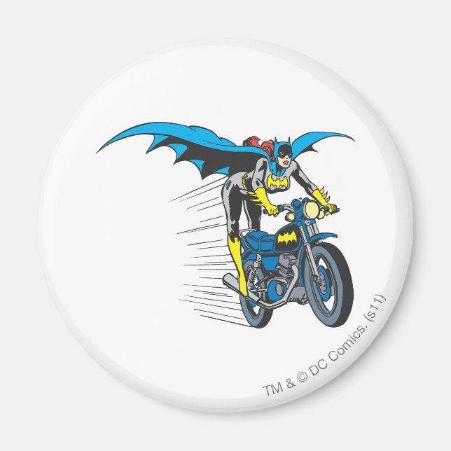 Batgirl im Batcycle Magnet (Vorne)