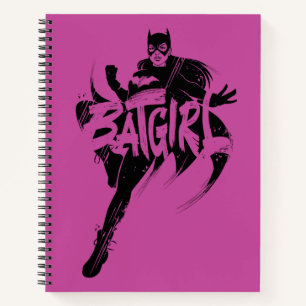Batgirl Ink Brush Name Notizbuch