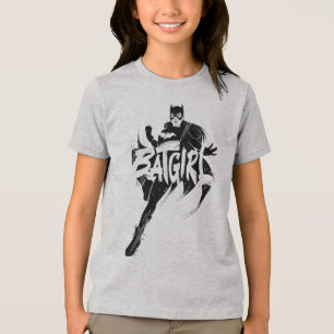 Batgirl Ink Brush Name Tri-Blend Shirt