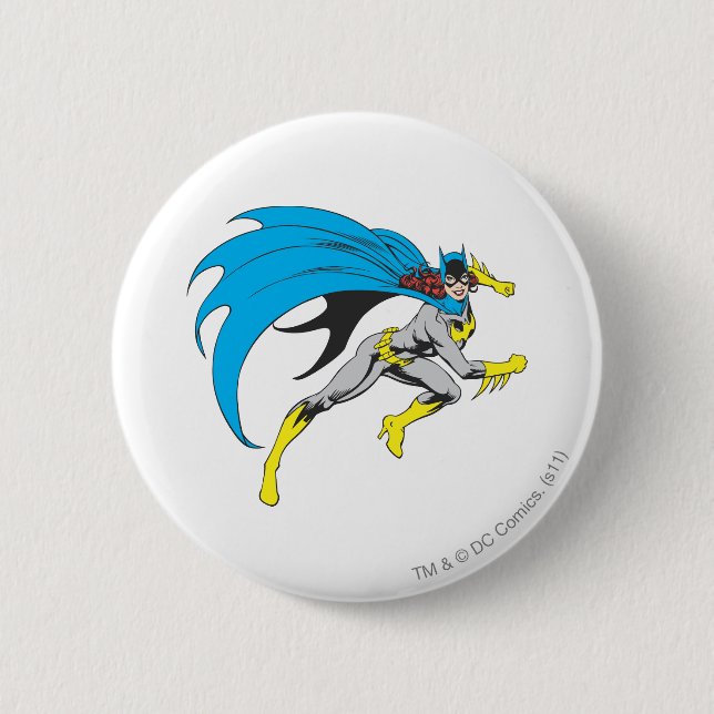 Batgirl läuft button (Vorderseite)