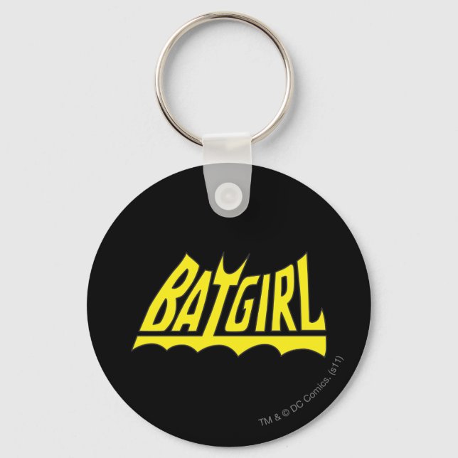 Batgirl-Logo Schlüsselanhänger (Vorderseite)