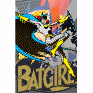 Batgirl Mid-Air Freistehende Fotoskulptur