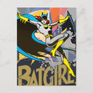 Batgirl Mid-Air Postkarte