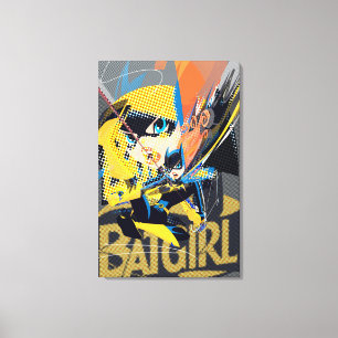 Batgirl Swinging Kick Leinwanddruck