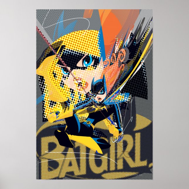 Batgirl Swinging Kick Poster (Vorne)