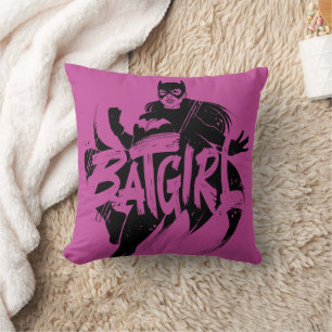 Batgirl-Tintenpinsel-Name Kissen