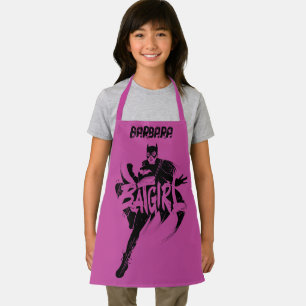 Batgirl-Tintenpinsel-Name Schürze