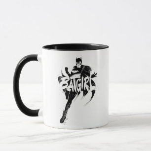 Batgirl-Tintenpinsel-Name Tasse