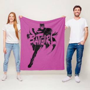 Batgirl-Tuschpinsel-Name Fleecedecke