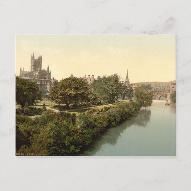 Bath Abbey, Bath, Somerset, England Postkarte (Vorderseite)