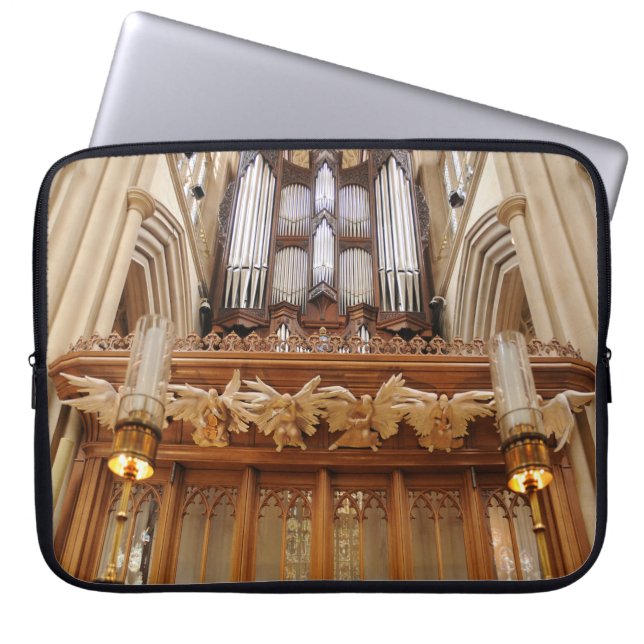 Bath Abbey England Pipe Organ Laptopschutzhülle (Vorderseite)
