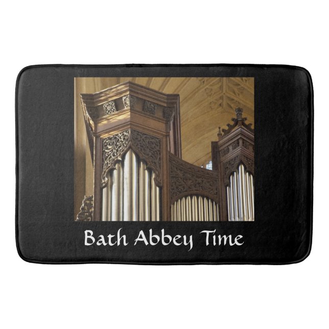 Bath Abbey Orgelpfeifen Badematte (Vorderseite)