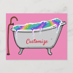 Bath Bomb Babe Thunder_Cove Postkarte