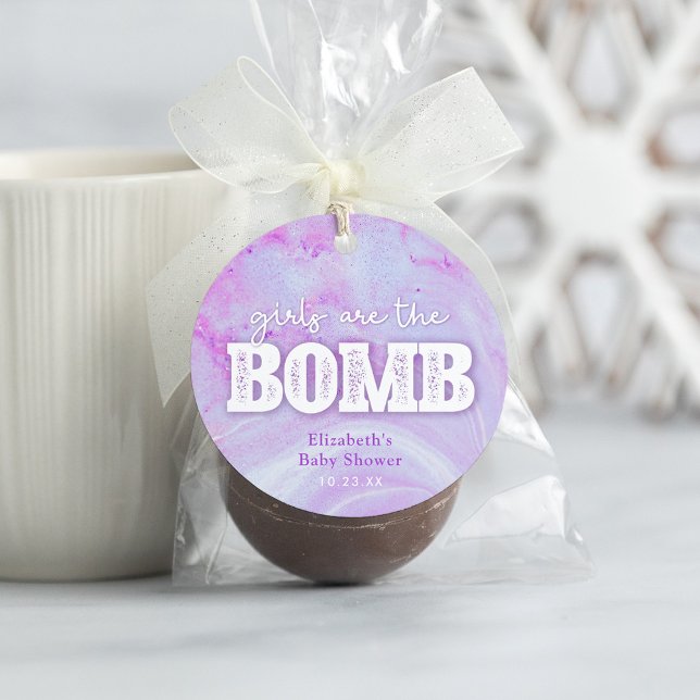 Bath Bomb Baby Dusche Gevor Tag Geschenkanhänger (Von Creator hochgeladen)