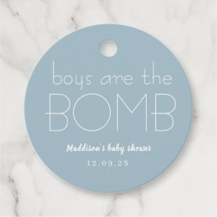 Bath Bomb Baby Dusche Gevor Tag Junge Geschenkanhänger