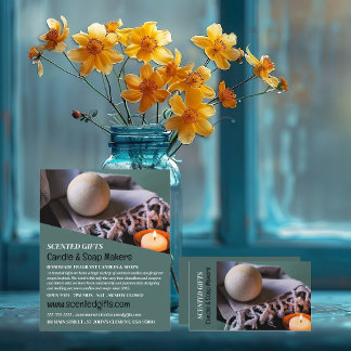 Bath Bomb & Candle, Candle & Soap Maker Visitenkarte