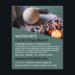 Bath Bomb & Candle, Candle & Soap Maker Werbung Flyer<br><div class="desc">Bath Bomb & Candle,  Candle & Soap Maker Werbung für Flyer durch den Business Card Store.</div>