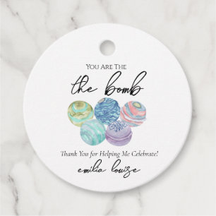 Bath Bomb Fevor Tags Geschenkanhänger
