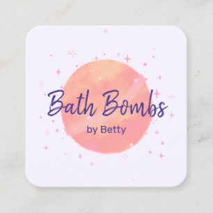Bath Bombs Calling Card Telefonnummerkarte