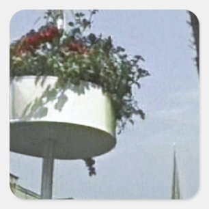 Bath England 1986 Roman Bath1a Snap-24056 Gibney Quadratischer Aufkleber