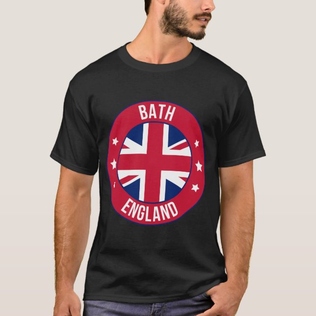 Bath, England City T-Shirt | Travel & Hometown Pri (Vorderseite)