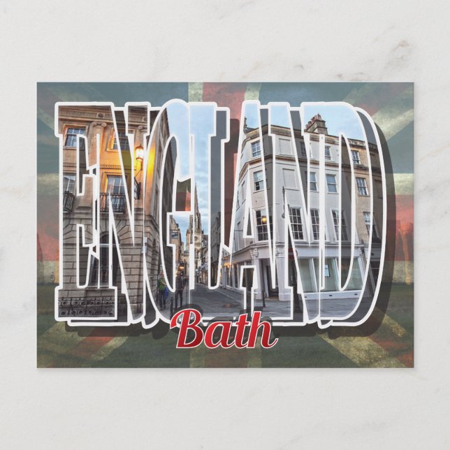 Bath, England Postcard Postkarte (Vorderseite)