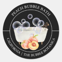 Bath-Label für Peach Bubble