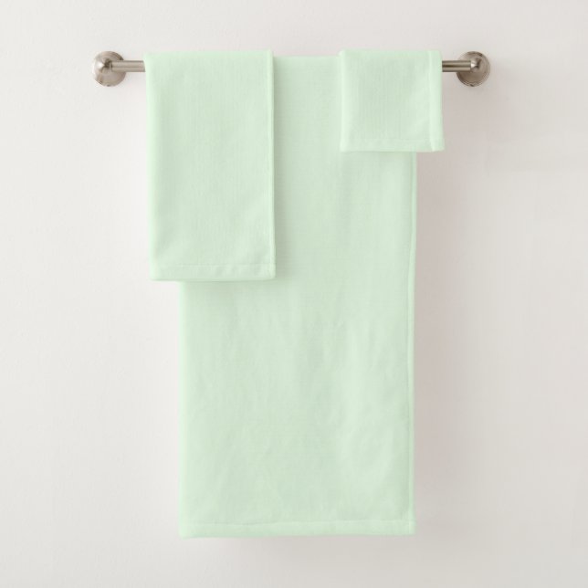 Bath Linen Pale Green Badhandtuch Set (Insitu)
