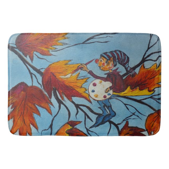 Bath Mat Ann Hayes Painting Pixie Painting Badematte (Vorderseite)