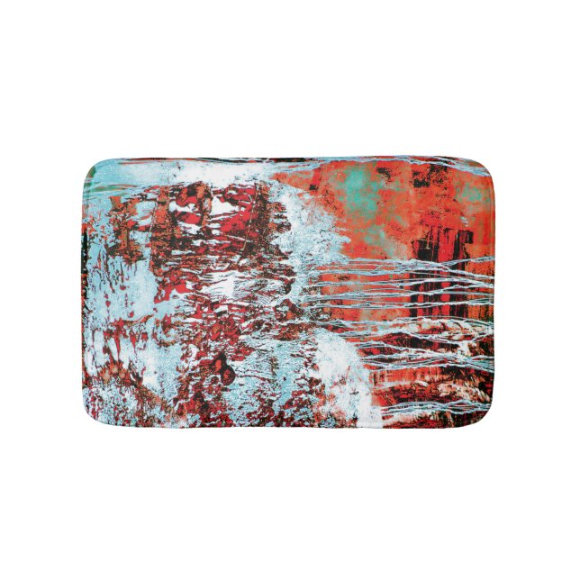 Bath Mat – Corrosion Pulse Badematte (Vorderseite)