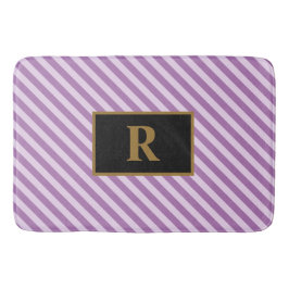 Bath Mat für Lila Streifen Badematte