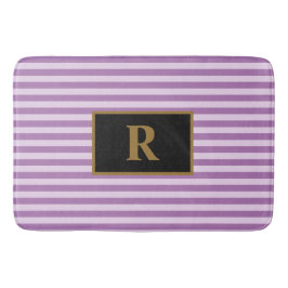 Bath Mat für Lila Streifen Badematte