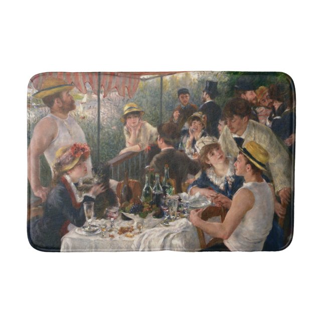 Bath Mat mit Renoir Luncheon Party Print Badematte (Vorderseite)