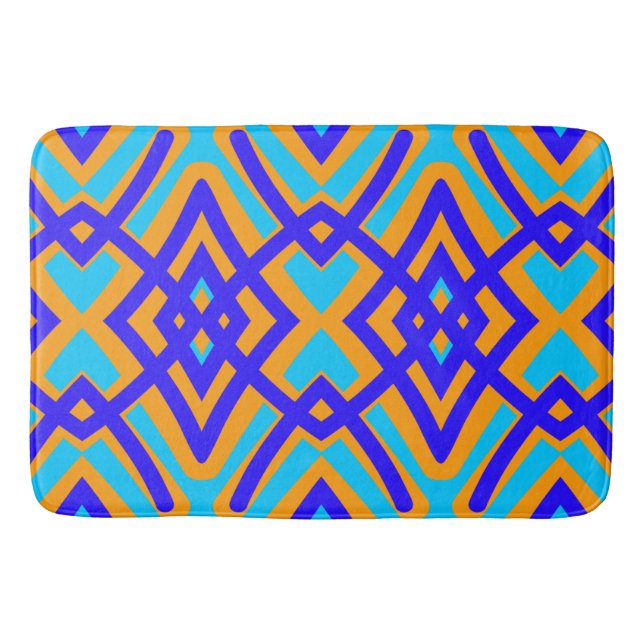 Bath Mat, Multicolor modernes klassisches Design B Badematte (Vorderseite)