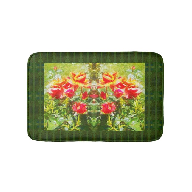 Bath Mat Orange Rose Badematte (Vorderseite)