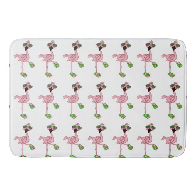 Bath Mat/Pink Flamingos Badematte (Vorderseite)