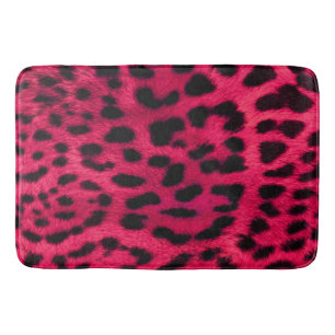 Bath Mat/Pink Zebra Muster Badematte
