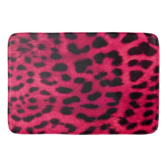 Bath Mat/Pink Zebra Muster Badematte (Vorderseite)