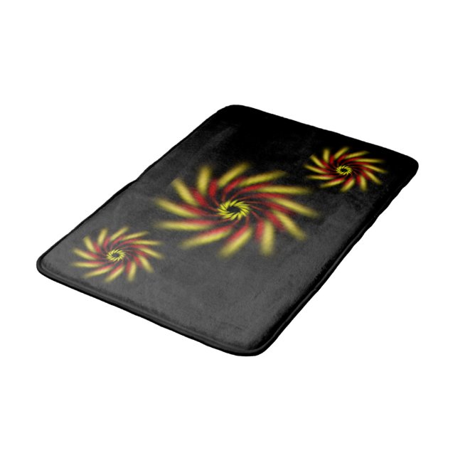Bath Mat - Pinwheels Badematte (Schrägansicht)