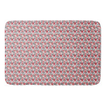 Bath Mat Red Blume