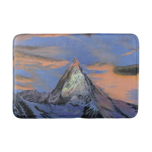 Bath Mat - "The Matterhorn at Sunset" Badematte