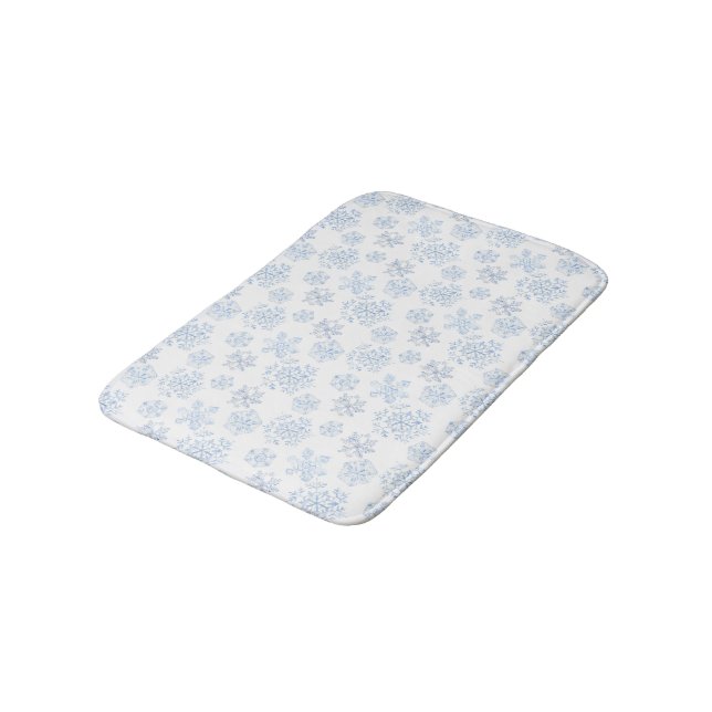 Bath Mat - Winter Pattern Badematte (Schrägansicht)